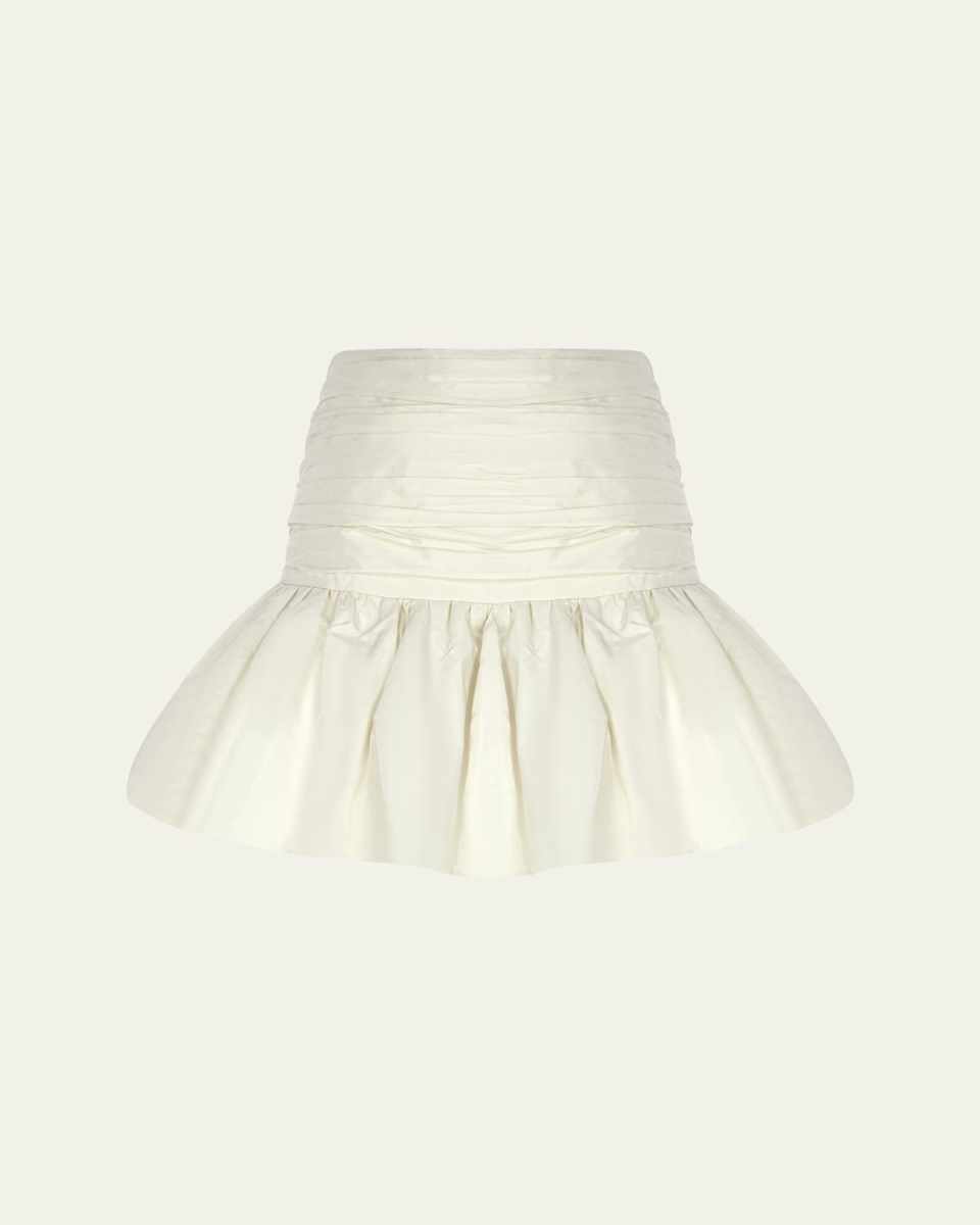Lina Ruched Mini Skirt